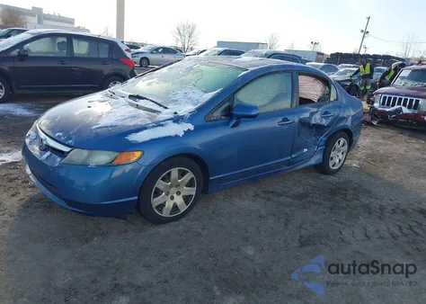 2007 Honda Civic Lx z USA, uszkodzony, nr VIN 1HGFA16567C118595